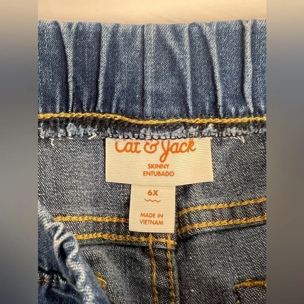 Cat & Jack - Girls Pull On Skinny Jeans 6X